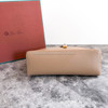 LORO PIANA Extra Bag L27 Cream Bignet/ Sun Gold Hw *New