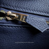HERMES Kelly 25 Togo Bleu Saphir Gold Hw B