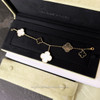 VAN CLEEF & ARPELS  Magic Alhambra Bracelet  White/ Grey MOP/ Onx/ YG