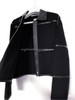 HERMES Tatersale Jacket Cashmere/ Lambskin 40 Noir