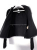 HERMES Tatersale Jacket Cashmere/ Lambskin 40 Noir