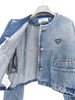 PRADA Denim Blouson Jacket 38