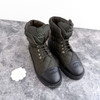 CHANEL Khaki Green Combat Boots 39 *New