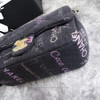 CHANEL 22P Black Denim Mood Small Flap Bag *New