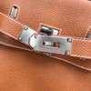 HERMES HSS Special Order Hac a Dos PM Fauve Barenia/ Gris Perle K