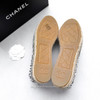 CHANEL Tweed & Leather CC Espadrilles 40 *New