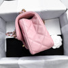 CHANEL 25B Pink Caviar Mini Top Handle *New