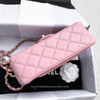 CHANEL 25B Pink Caviar Mini Top Handle *New