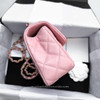 CHANEL 25B Pink Caviar Mini Top Handle *New
