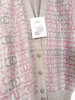 CHANEL 22K CC Logo Cashmere Vest Beige/ Pink