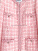 CHANEL 14K Fantasy Tweed Pink Tweed Jacket 36
