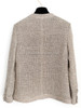 CHANEL 16C Paris-Seoul Beige Pearly Tweed Jacket