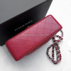 CHANEL 18B Raspberry Red Caviar Mini Rectangle *New