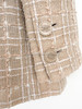 CHANEL 19S Beige Fantasy Tweed Jacket 36