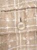 CHANEL 19S Beige Fantasy Tweed Jacket 36
