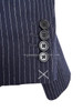 CELINE Striped Wool Blazer Jacket Navy/ White 36