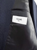 CELINE Striped Wool Blazer Jacket Navy/ White 36