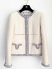 CHANEL 20C Ecru Tweed Jacket 34