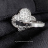 VAN CLEEF & ARPELS Magic Alhambra Ring Pave Diamonds WG 50