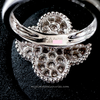 VAN CLEEF & ARPELS Magic Alhambra Ring Pave Diamonds WG 50