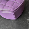 CHANEL Small Purple Heart Bag/ Clutch with Chain *New