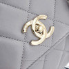 CHANEL Grey Small Trendy CC Lt Gold Hw