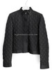 HERMES Quilted Deerskin Leather Jacket