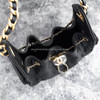 CHANEL 26P Mini 25 Bag Black Caviar Gold Hw *New