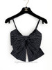 CHANEL 20C Runway Bow Bralette Top 34
