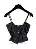 CHANEL 20C Runway Bow Bralette Top 34