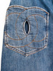 CHANEL 24P Wide Leg Cropped Jeans CC Heart Pockets 40 FR *New