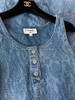 CHANEL 23P Camélia Denim Cropped Top 40