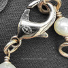 CHANEL 19K Pearl/ Strass Crystal Multi Stand Belt 80 *New