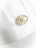 CHANEL 21A Runway Gathered CC Top/ T-Shirt XS *New