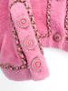 CHANEL 20C Chain Embellished Cardigan Pink 36 *New