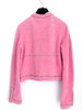 CHANEL 20C Chain Embellished Cardigan Pink 36 *New