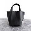 HERMES Picotin 18 Noir Clemence PHW K *New