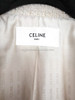 CELINE Allure Boucle Tweed Jacket 38 Beige  *New