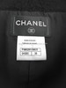CHANEL 13B Black Tweed Dress/ Jacket 3/4 Sleeves
