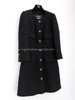 CHANEL 13B Black Tweed Dress/ Jacket 3/4 Sleeves