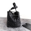 DIOR 2025 Medium Toujours Bag Black Macrocannage