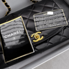 CHANEL Black Lambskin Medium Diana Flap Bag GHW #343xxxx