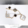 VAN CLEEF & ARPELS  Magic Alhambra Bracelet  White/ Grey MOP/ Onx/ YG