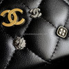 CHANEL 23B Charms Flat Card Holder *New