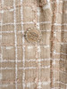 CHANEL 19S Beige Fantasy Tweed Jacket 36
