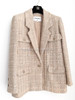 CHANEL 19S Beige Fantasy Tweed Jacket 36
