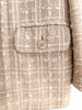 CHANEL 19S Beige Fantasy Tweed Jacket 36