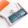 HERMES Niloticus Lizard Egee Clutch Petrole
