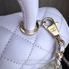 CHANEL 21K Lilac Caviar Coco Handle LGHW