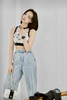 CHANEL 22S Runway Logo Cropped Top S *New